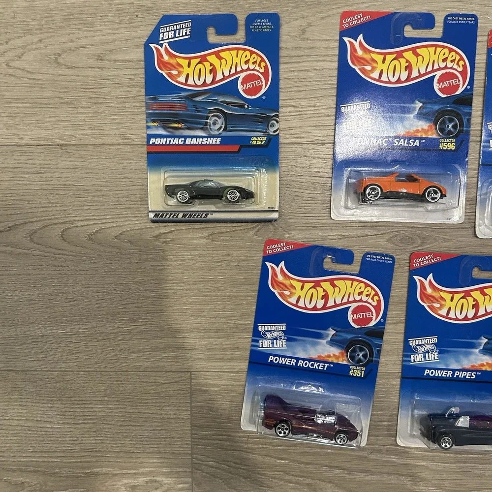 Hot Wheels Lot Of 5 Pontiac And Power Cars Diecast 1:64 NIB